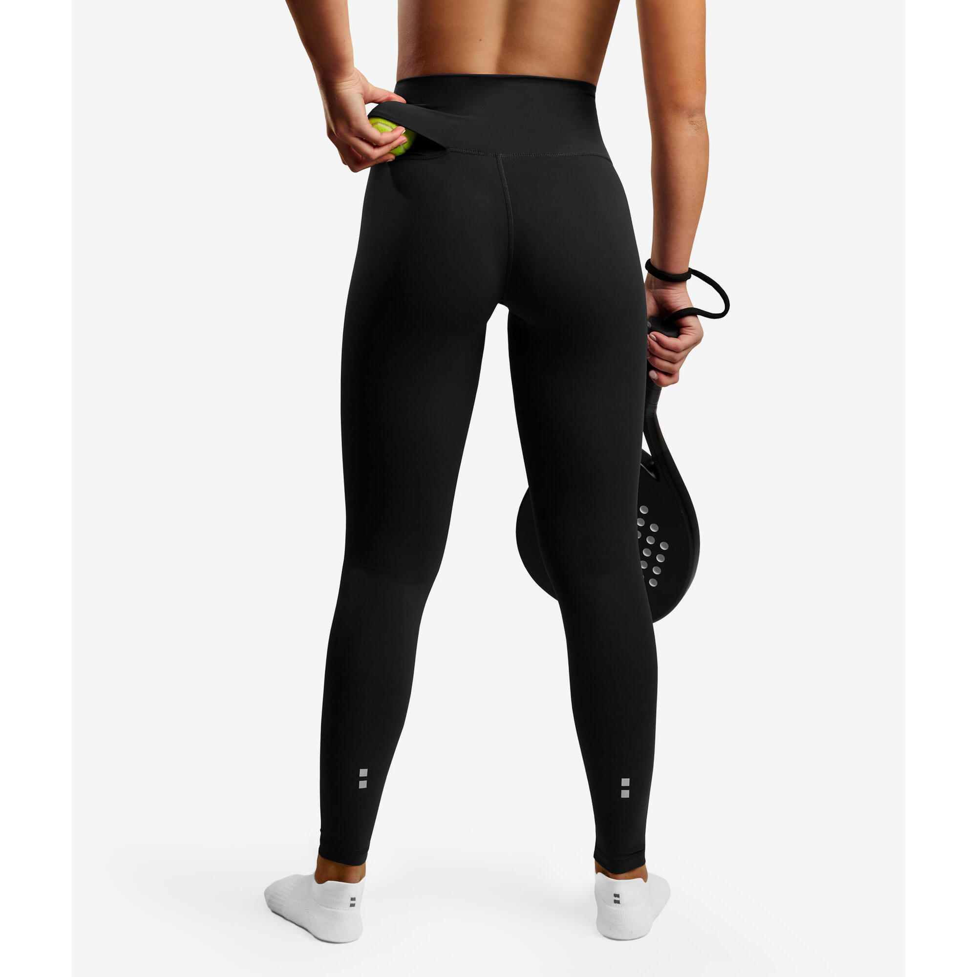 Smart Legging De Tennis/padel Avec Poche À Balle Femme Noir