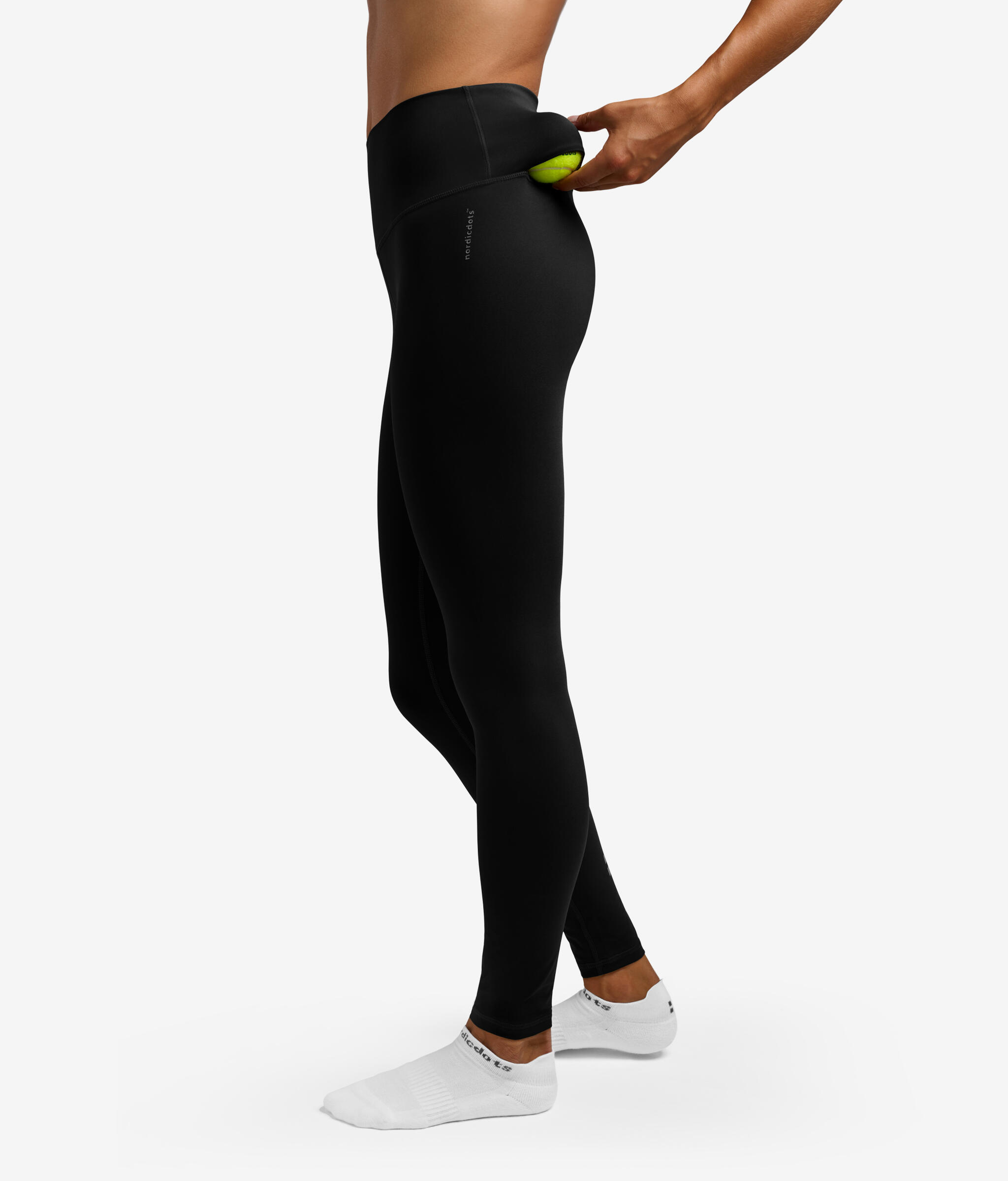 Smart Tennis/Padel legging Dames Zwart 2/2