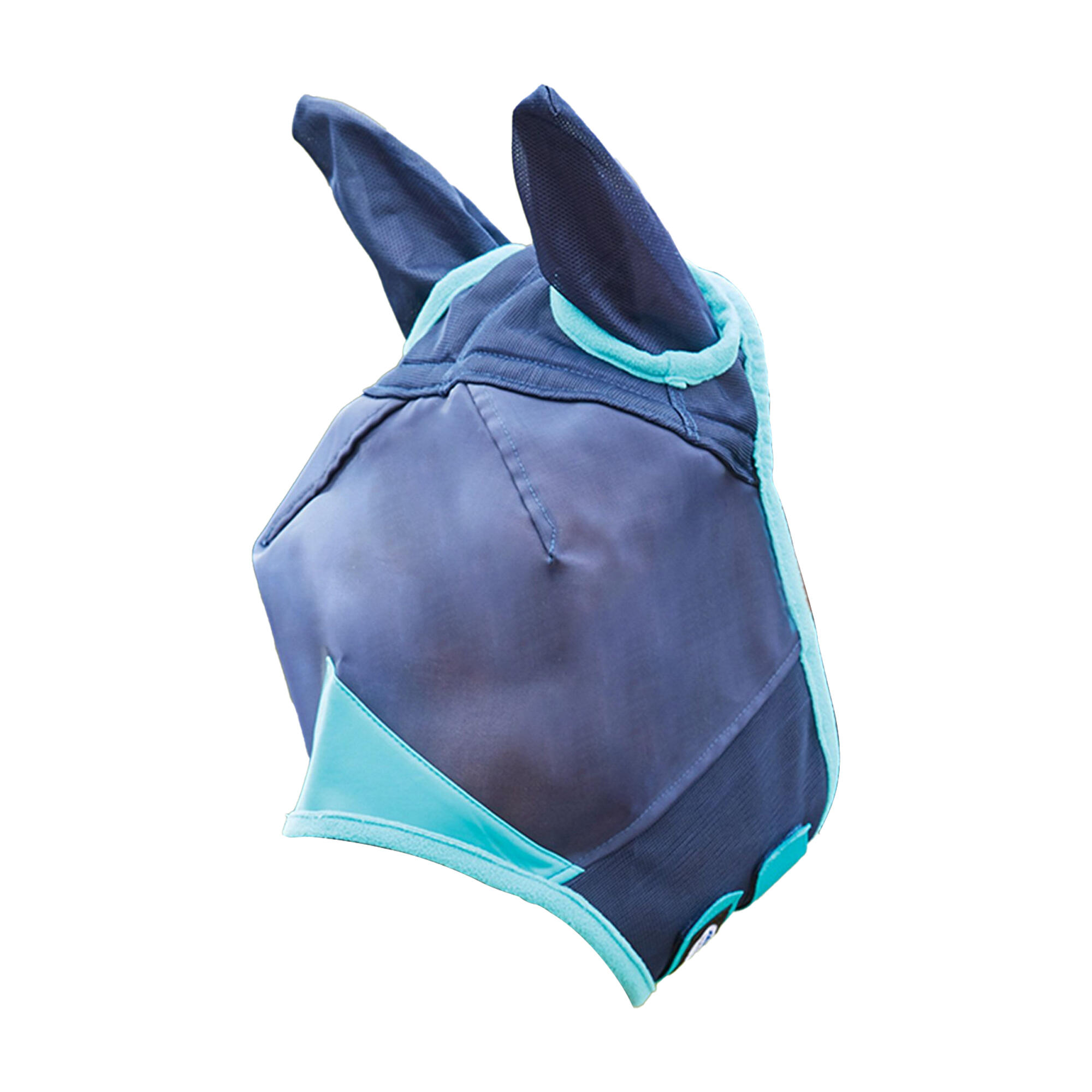 WEATHERBEETA Comfitec Fine Mesh Mask With Ears (Navy/Turquoise)