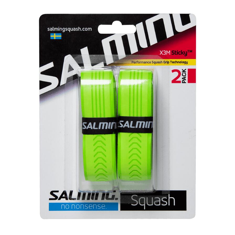 SALMING Squashový grip s vynikajícími lepkavými vlastnostmi X3M Sticky Grip 2 ks