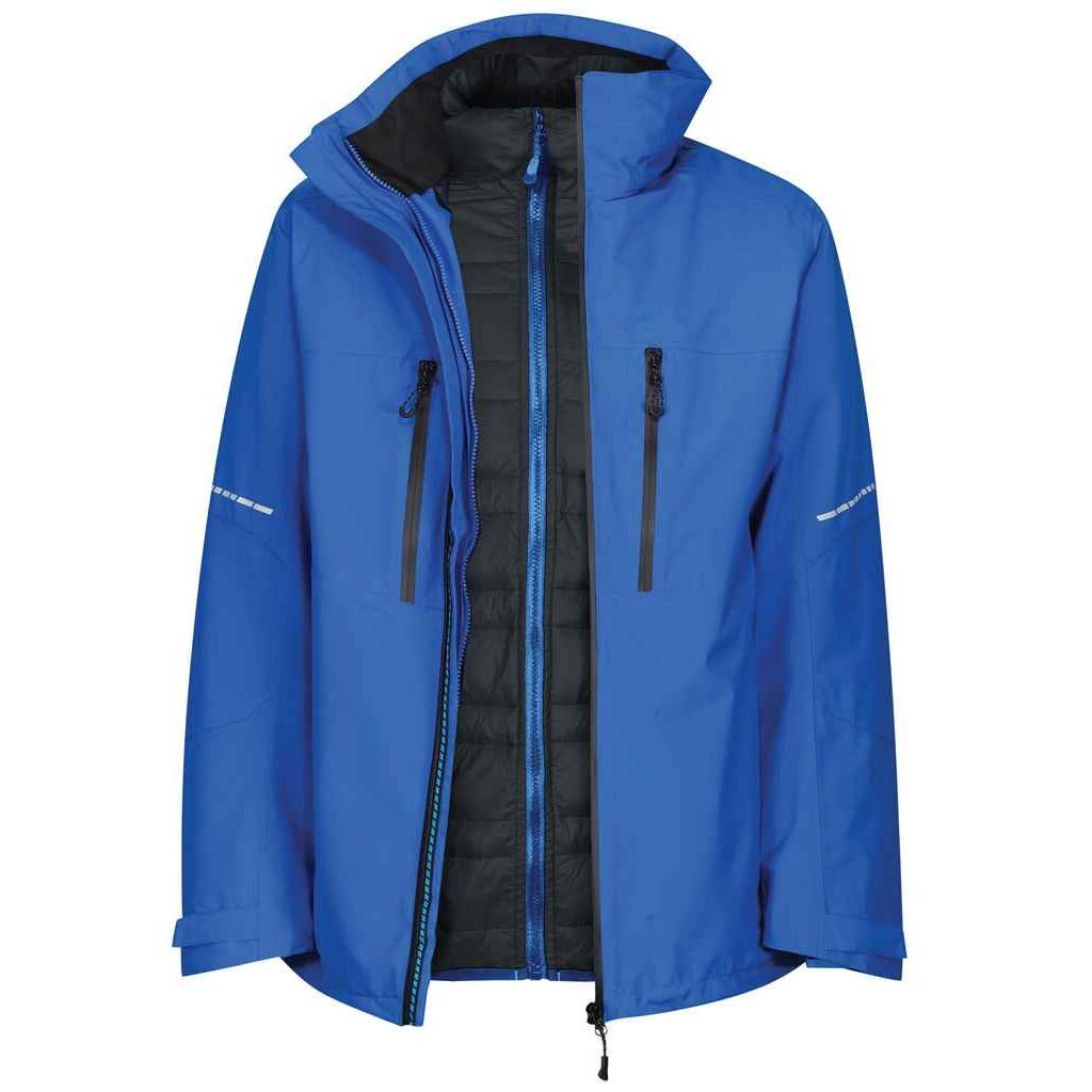 Mens XPro Evader III Padded Jacket (Oxford Blue/Black) 1/5