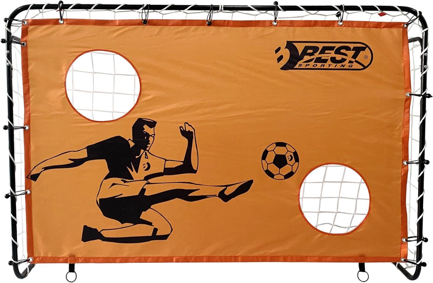 Best Sporting Fußballtor + Torwand 2 Schusslöcher orange 11060 2/2