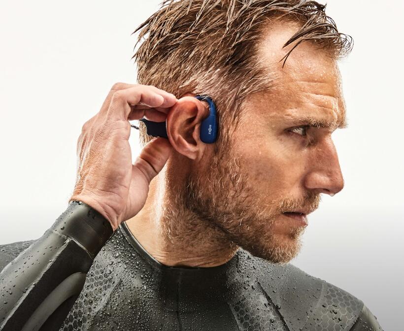 Casque de natation MP3 à conduction osseuse SHOKZ - OPENSWIM 4/5