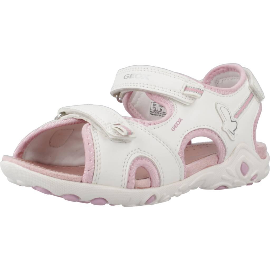 Geox Sandália de menina J Sandália Whinberry G Branco