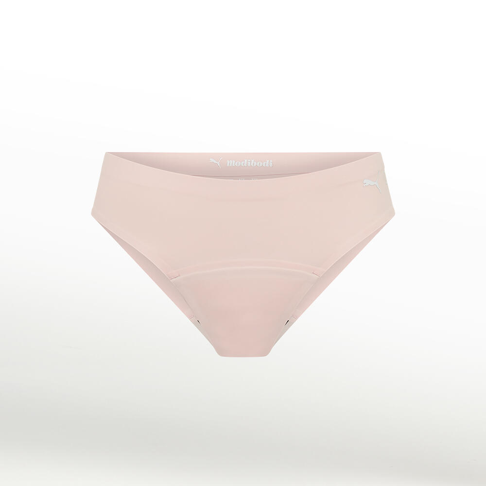 Modibodi Period Pants Puma X Modibodi Seamfree Active Bikini Moderate-Heavy Pink 4/5