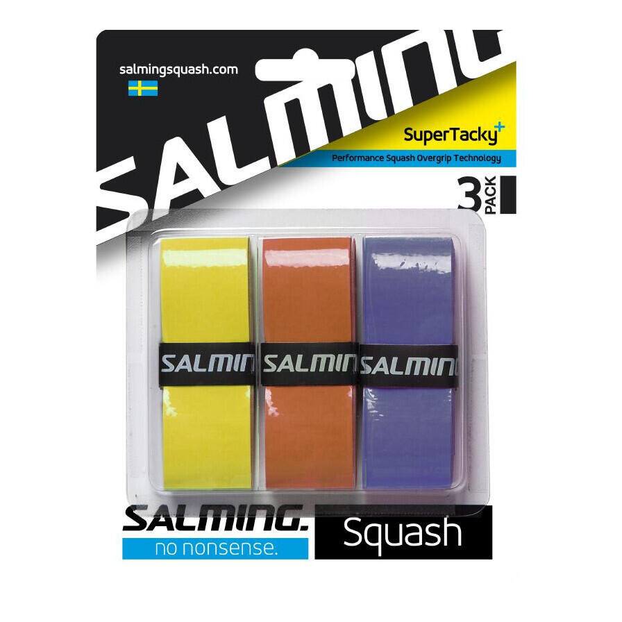 SALMING Squashová omotávka SuperTacky+ OverGrip 3 ks