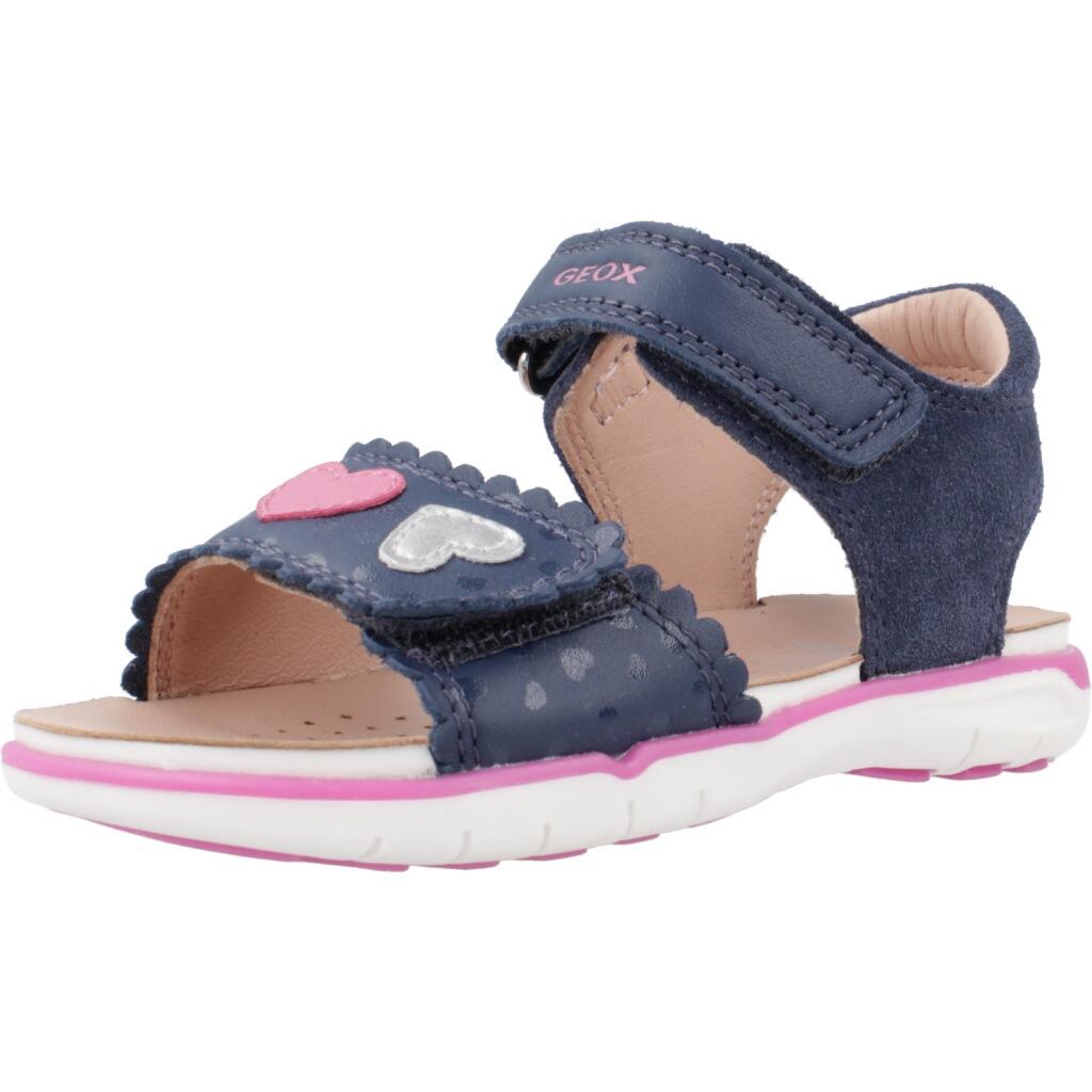 Geox - Sandales Geox Modèle B Sandal Delhi Girl Couleur Bleu - Sandales - Bleu - Decathlon