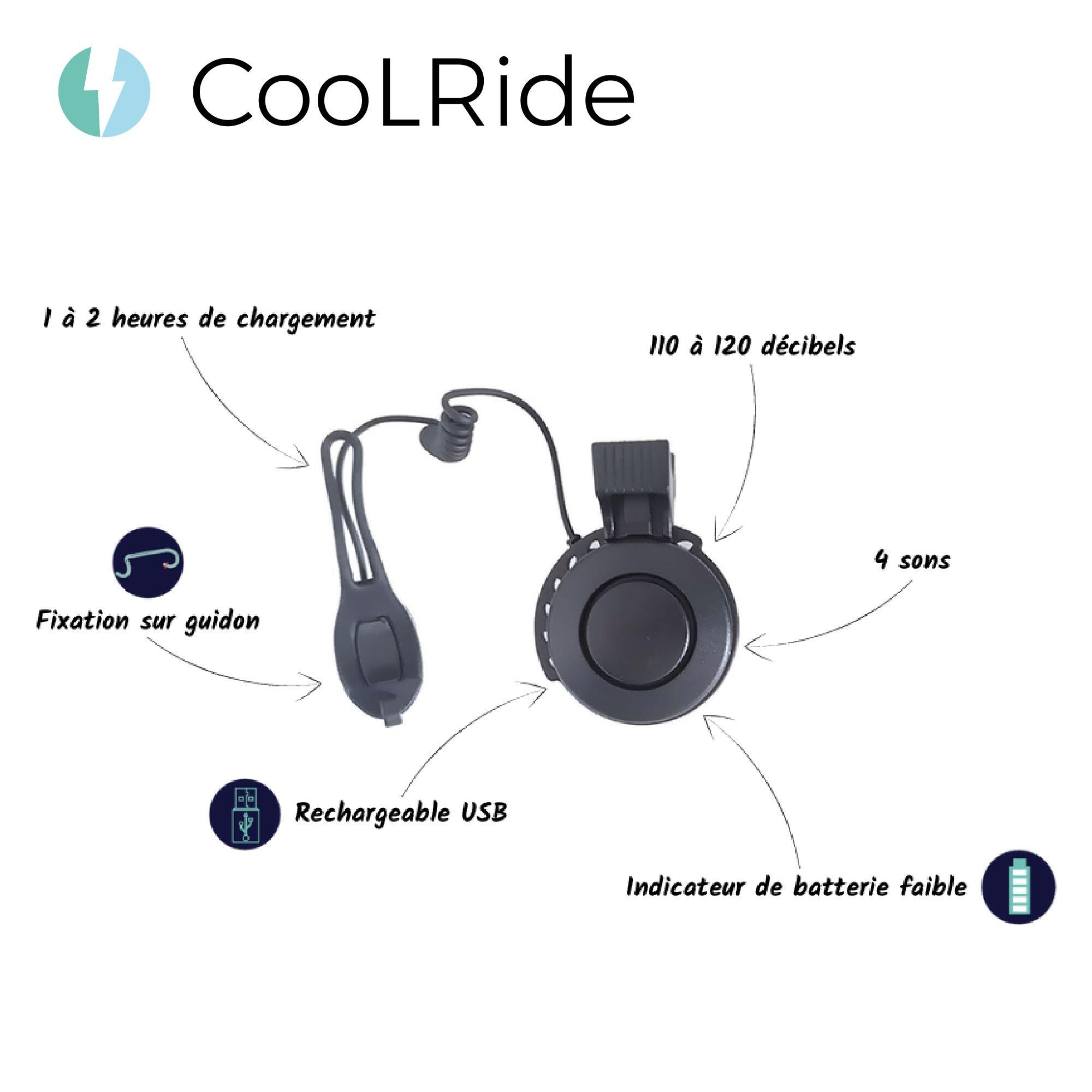 Sirène électronique rechargeable USB CoolRide 4/5