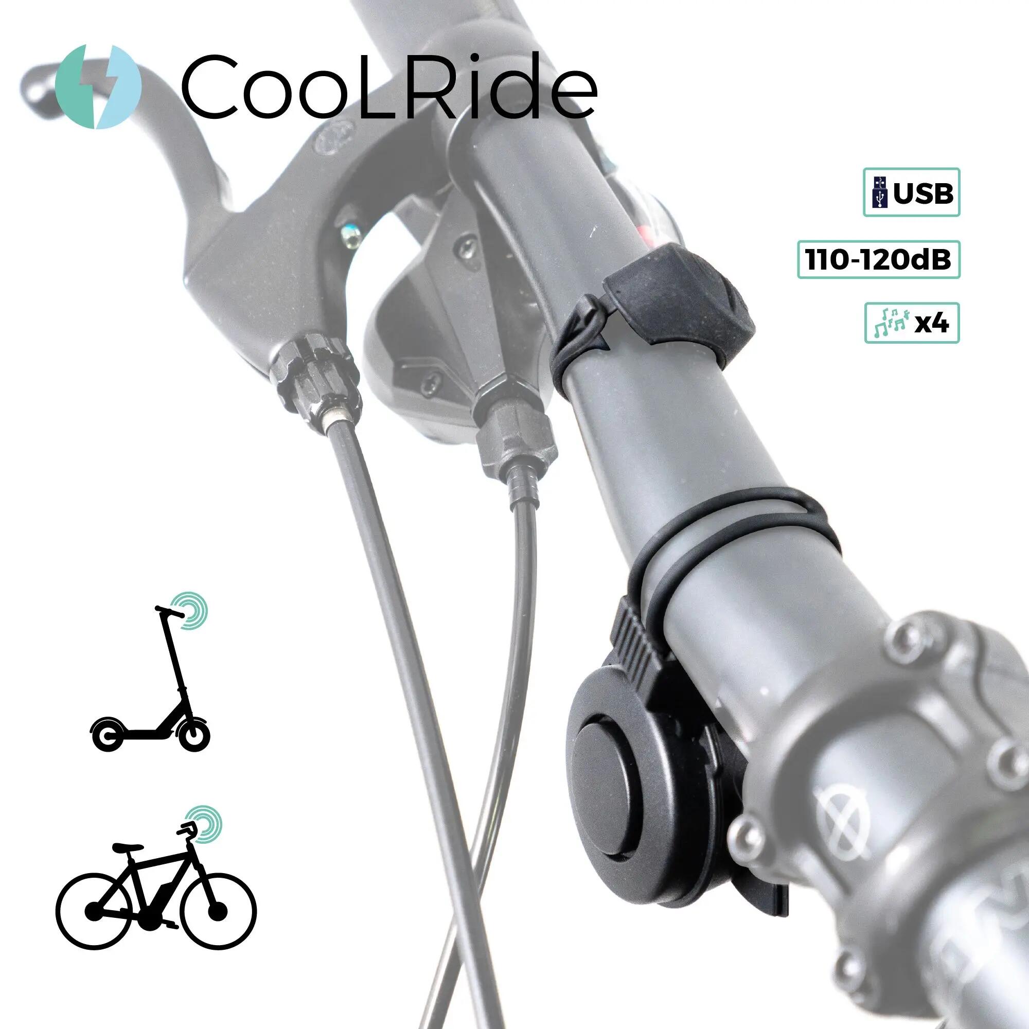 Sirena elettronica ricaricabile Usb CoolRide 2/5