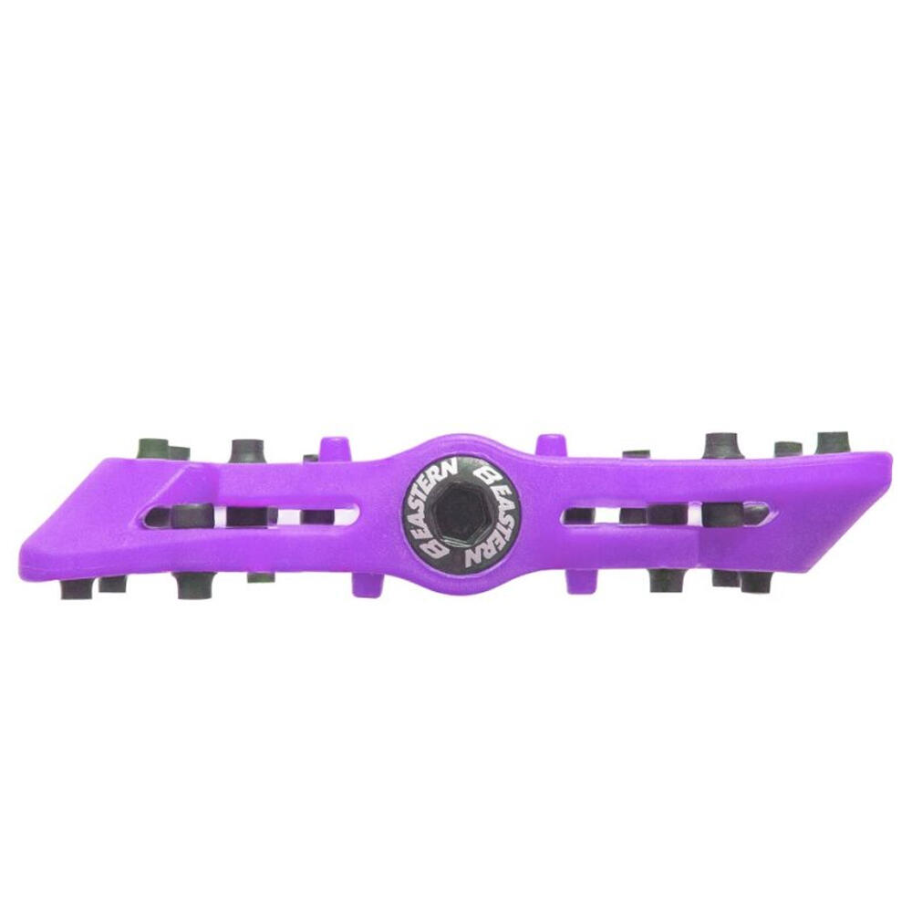 Eastern Bikes Linx MTB Flat Pedals - Purple 3/4