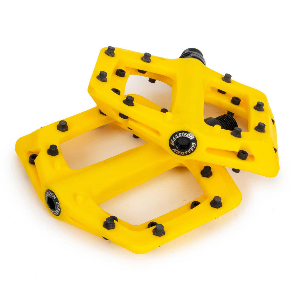 Eastern Bikes Linx MTB Flat Pedals - Yellow 1/4