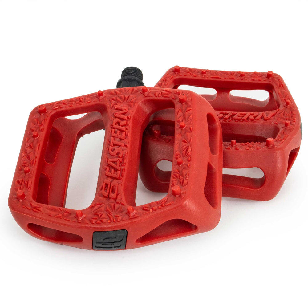 Eastern Bikes Facet BMX Pedals - Red 1/4