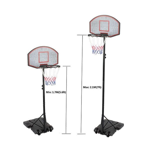 Tablica do koszykówki Kosz ze stojakiem 170-210 cm