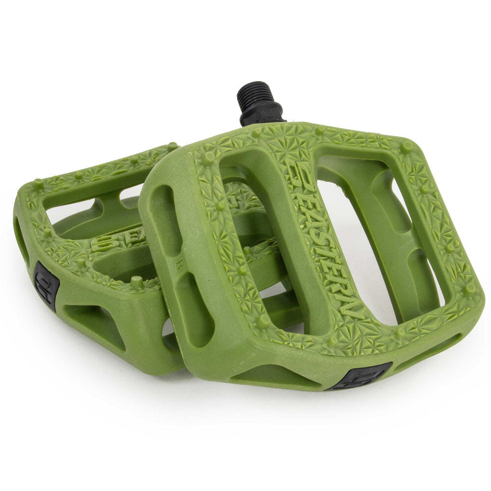 Eastern Bikes Facet BMX Pedals - Green Army 1/3