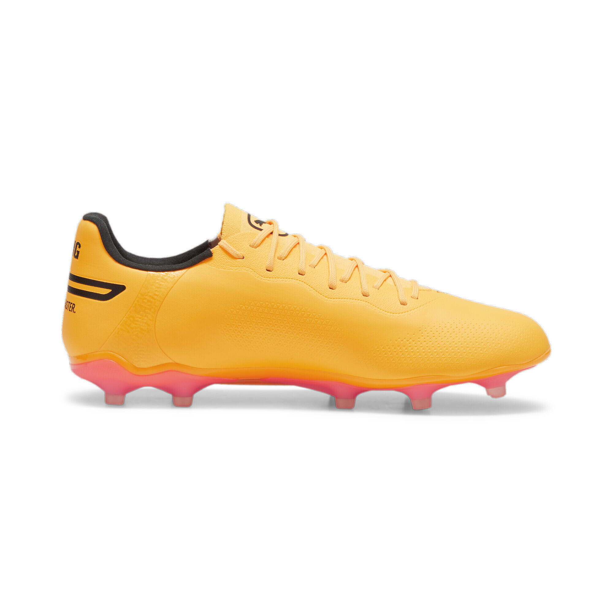 KING PRO FG/AG voetbalschoenen PUMA Sun Stream Black Sunset Glow Orange Pink 5/6