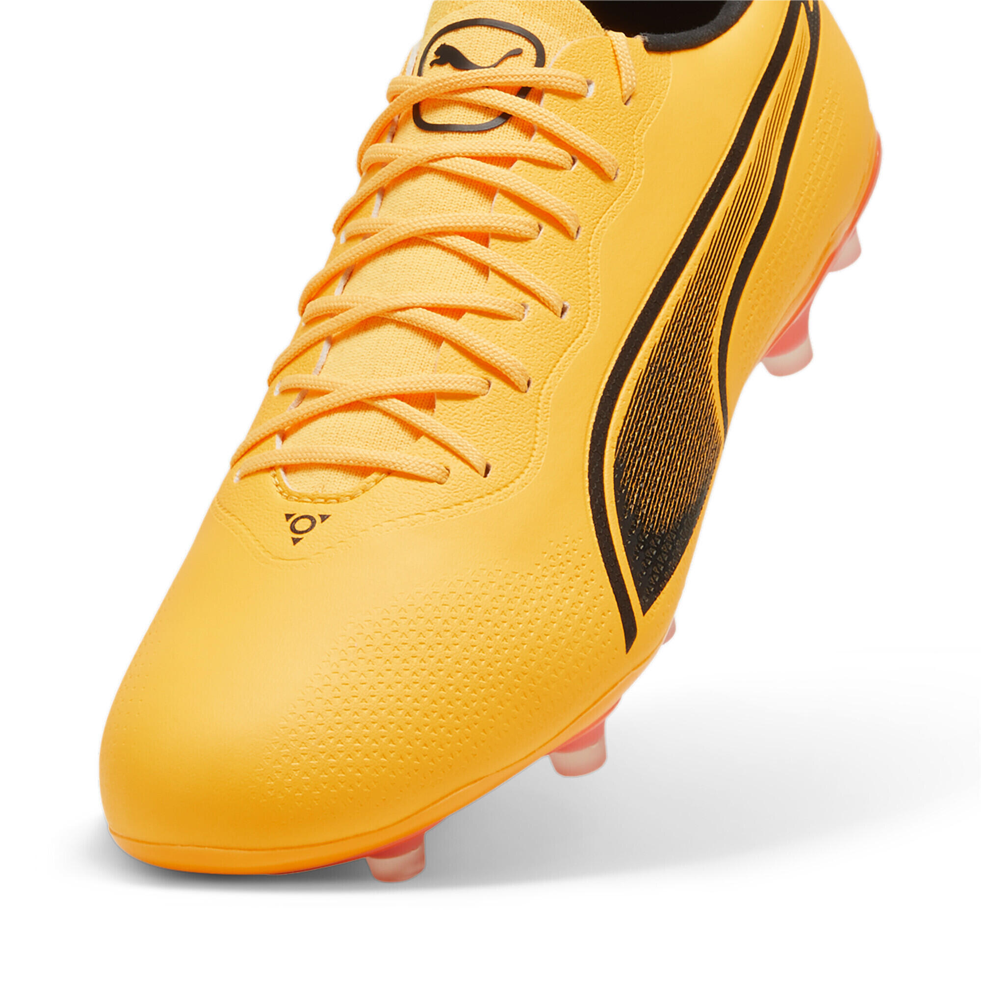 KING PRO FG/AG voetbalschoenen PUMA Sun Stream Black Sunset Glow Orange Pink 6/6