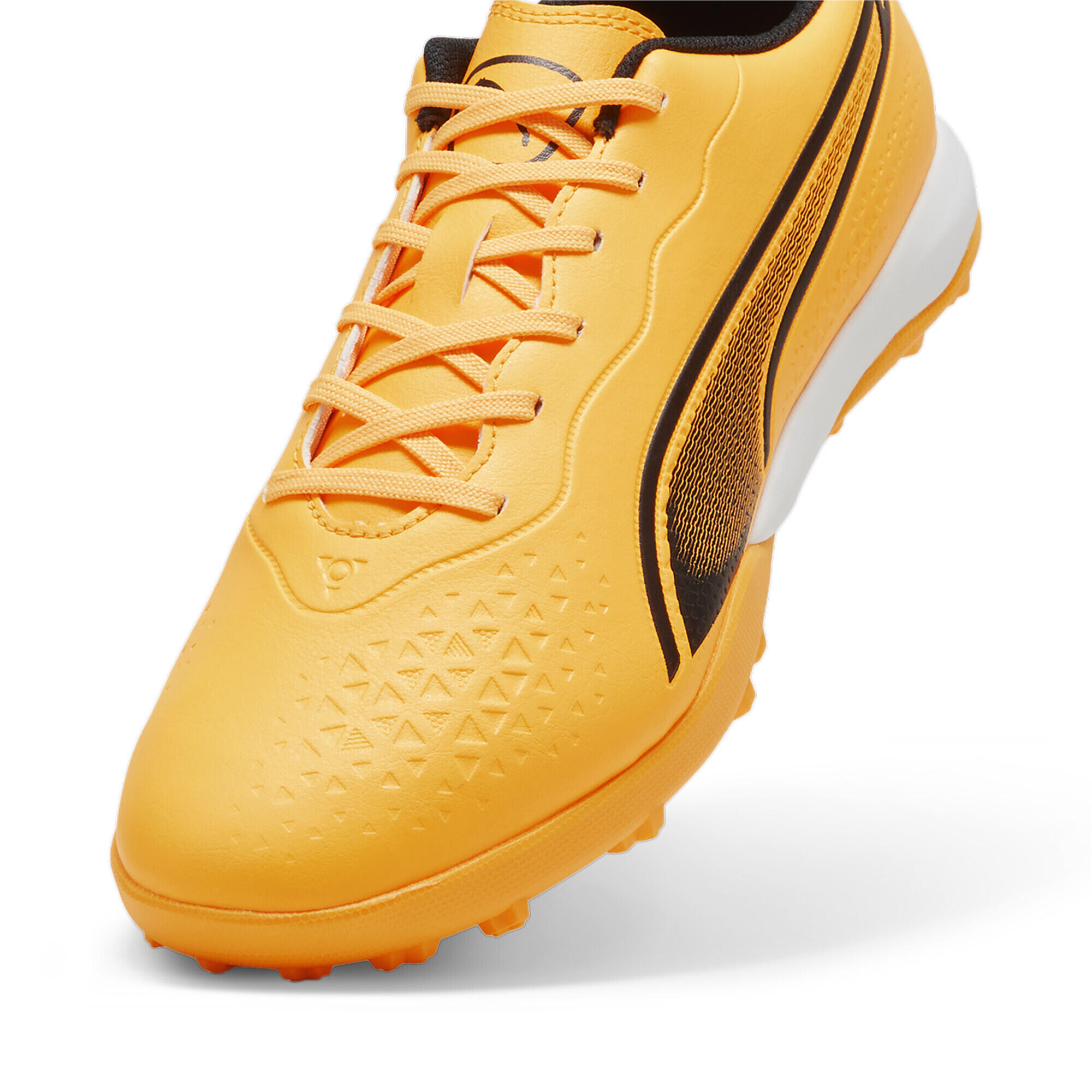 Scarpe da calcio KING MATCH TT PUMA Sun Stream Black Sunset Glow Orange Pink 6/6