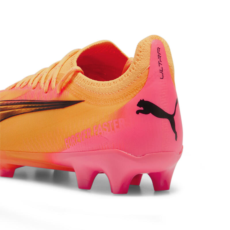 Kopačky ULTRA ULTIMATE FG/AG PUMA Sun Stream Black Sunset Glow Orange Pink