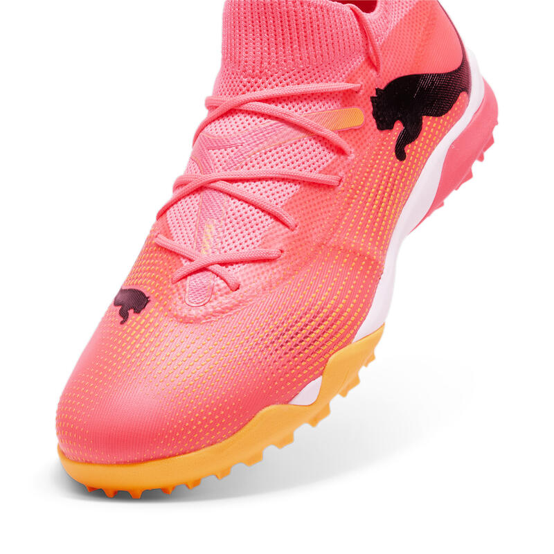 Botas de fútbol FUTURE 7 MATCH TT PUMA Sunset Glow Black Sun Stream Pink Orange