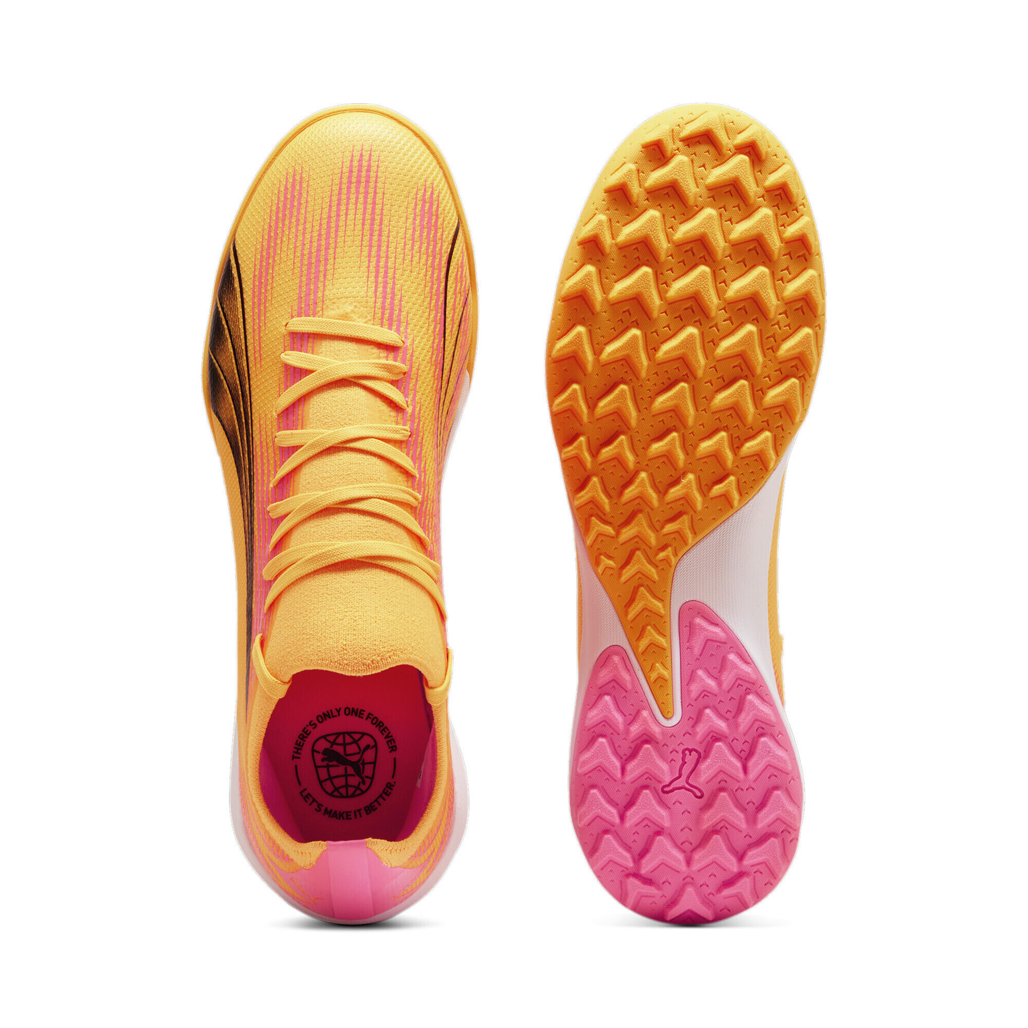 Scarpe da calcio ULTRA MATCH TT PUMA Sun Stream Black Sunset Glow Orange Pink 4/6