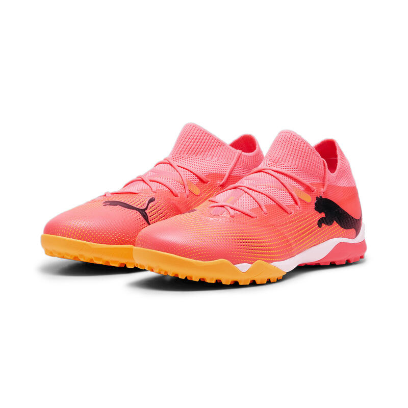 Botas de fútbol FUTURE 7 MATCH TT PUMA Sunset Glow Black Sun Stream Pink Orange