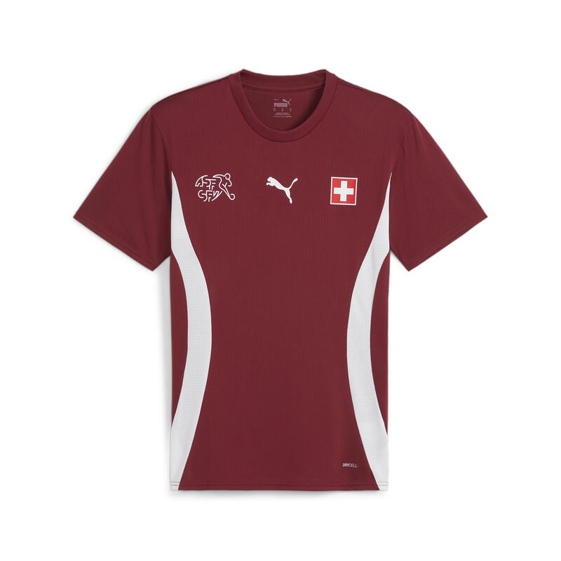 Schweiz Fußball-Aufwärmtrikot Herren PUMA Team Regal Red White