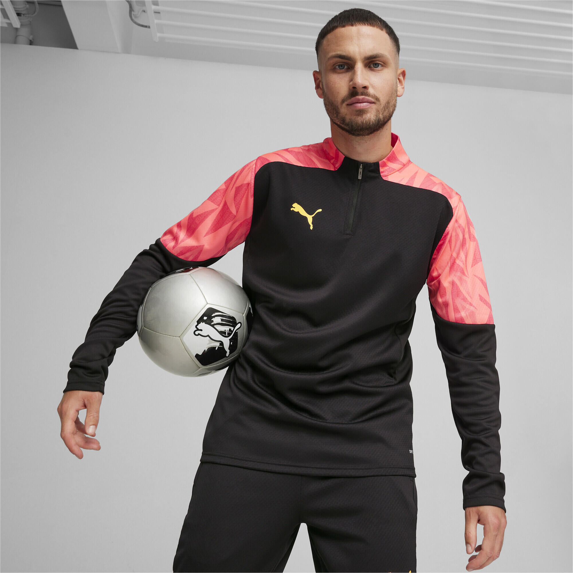 Camisola Puma Individualfinal Ff. 14 Zip-top, Preto, Homens 2/6