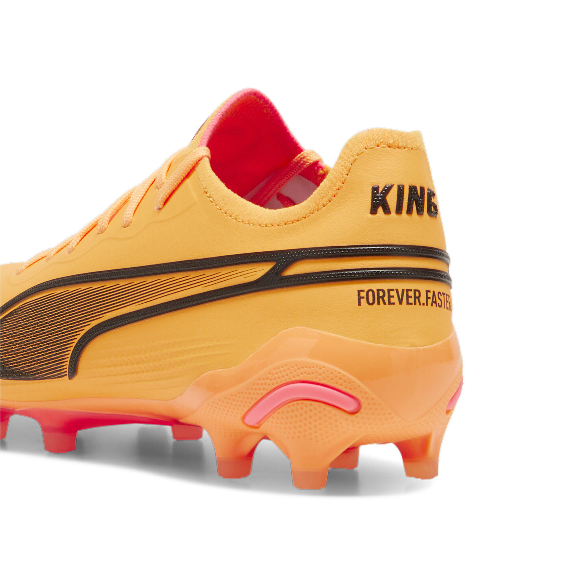 Puma King Ultimate FG/AG Womens Orange Football Boots 5/7