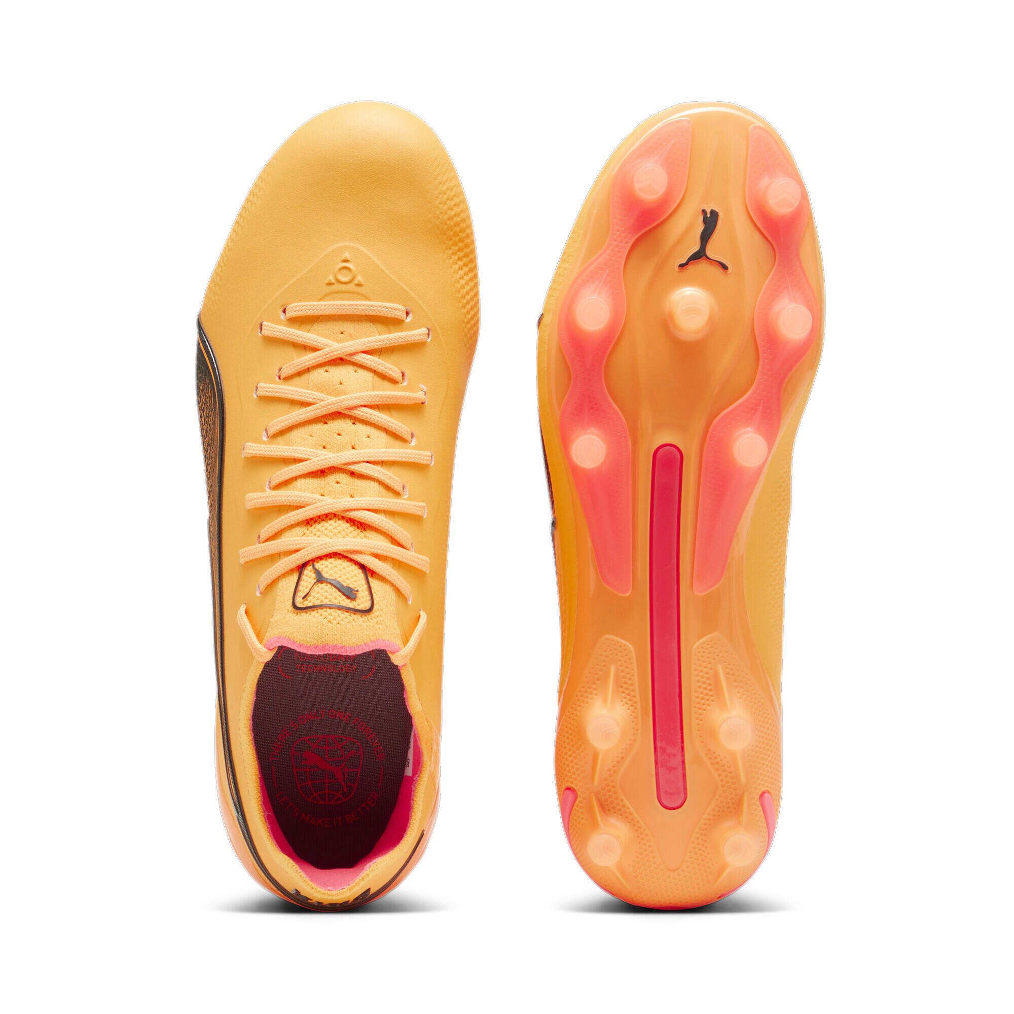 Puma King Ultimate FG/AG Womens Orange Football Boots 7/7
