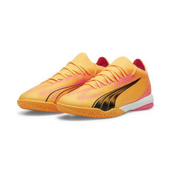 ULTRA MATCH IT voetbalschoenen PUMA Sun Stream Black Sunset Glow Orange Pink