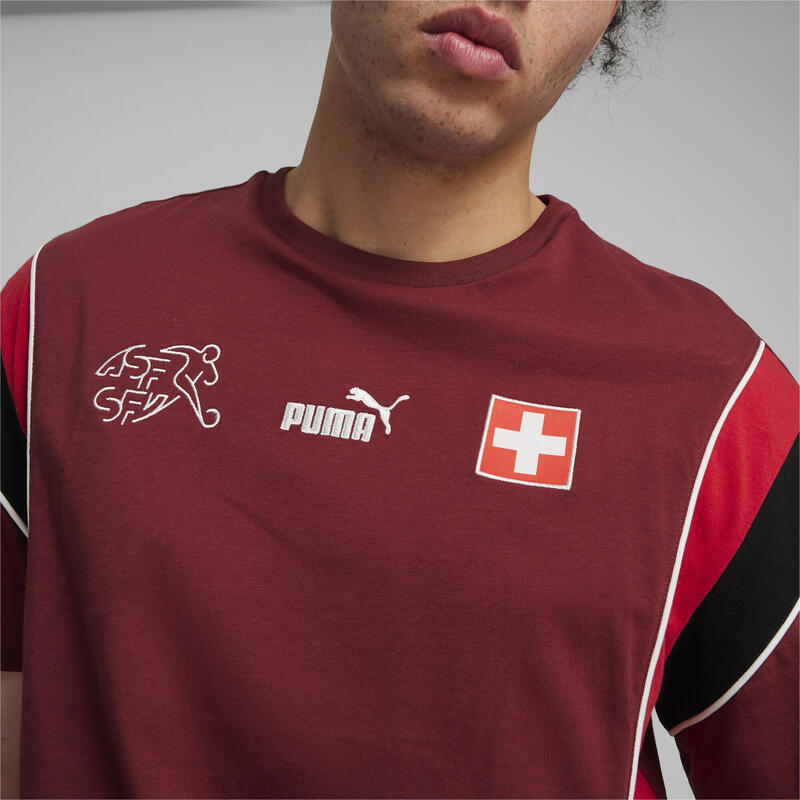 Switzerland FtbLArchive T-shirt voor heren PUMA Team Regal Red Fast