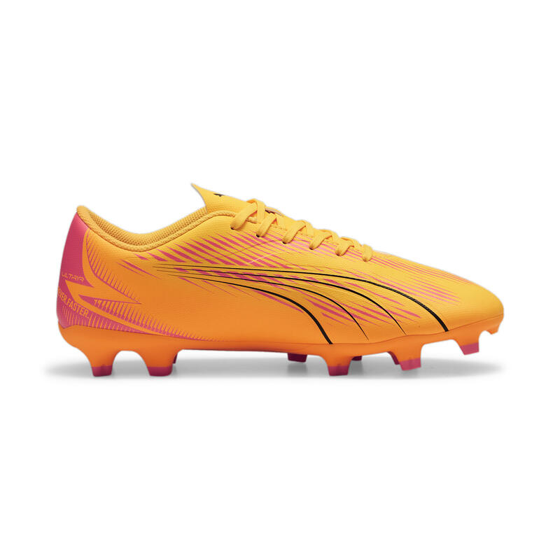 Buty piłkarskie ULTRA PLAY FG/AG PUMA Sun Stream Black Sunset Glow Orange Pink