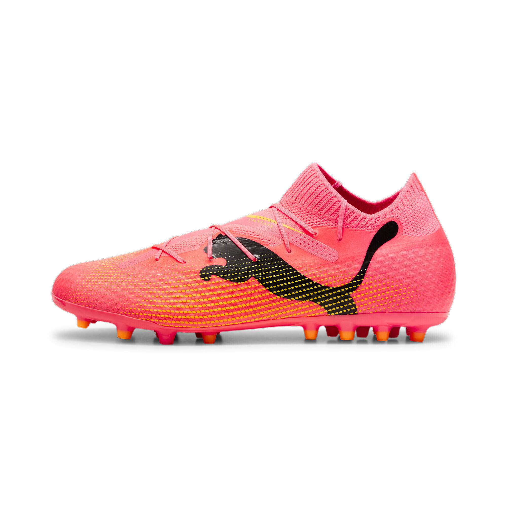 Scarpe da calcio FUTURE 7 PRO MG PUMA Sunset Glow Black Sun Stream Pink Orange 3/6