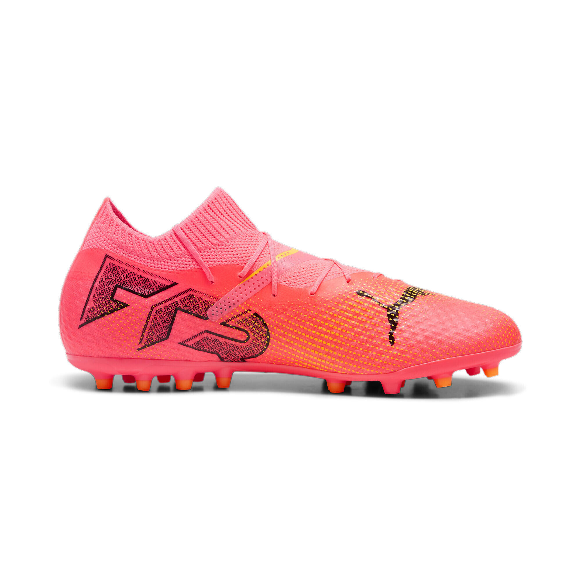 Scarpe da calcio FUTURE 7 PRO MG PUMA Sunset Glow Black Sun Stream Pink Orange 5/6