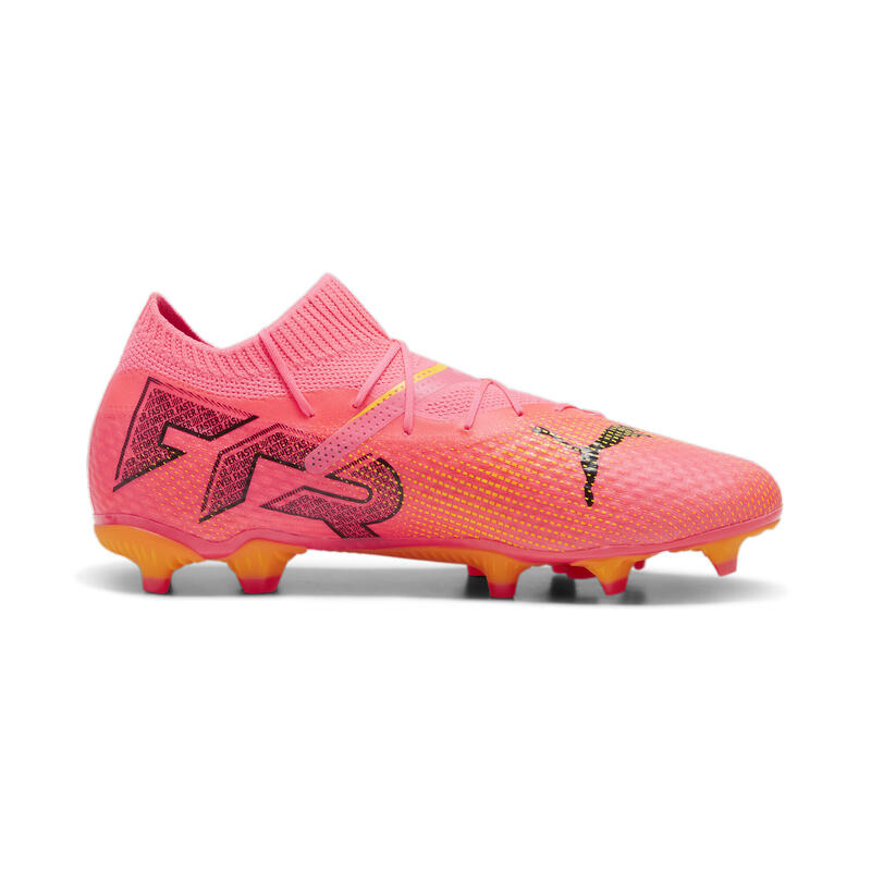 Buty piłkarskie FUTURE 7 PRO FG/AG PUMA Sunset Glow Black Sun Stream Pink Orange