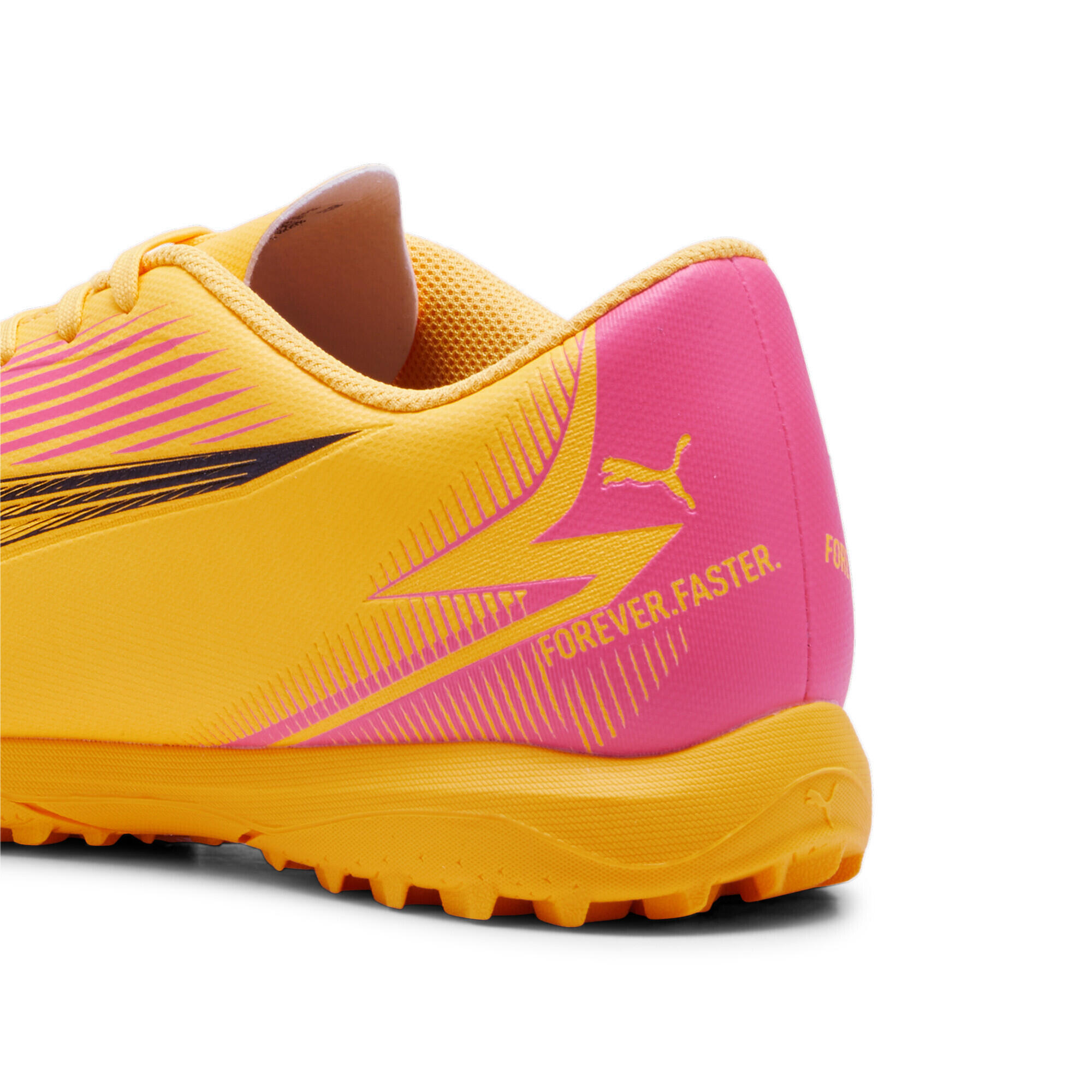 Scarpe da calcio ULTRA PLAY TT PUMA Sun Stream Black Sunset Glow Orange Pink 2/6