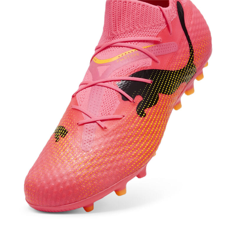 Botas de fútbol FUTURE 7 PRO MG PUMA Sunset Glow Black Sun Stream Pink Orange