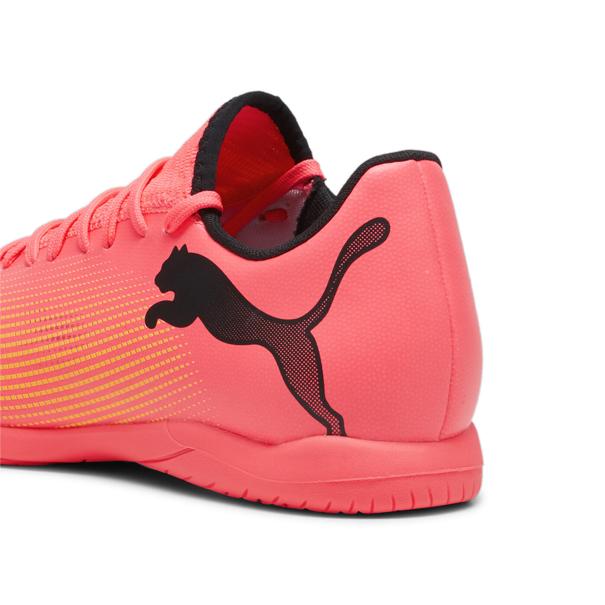 Chaussures de futsal FUTURE 7 PLAY PUMA Sunset Glow Black Sun Stream Pink Orange 2/7