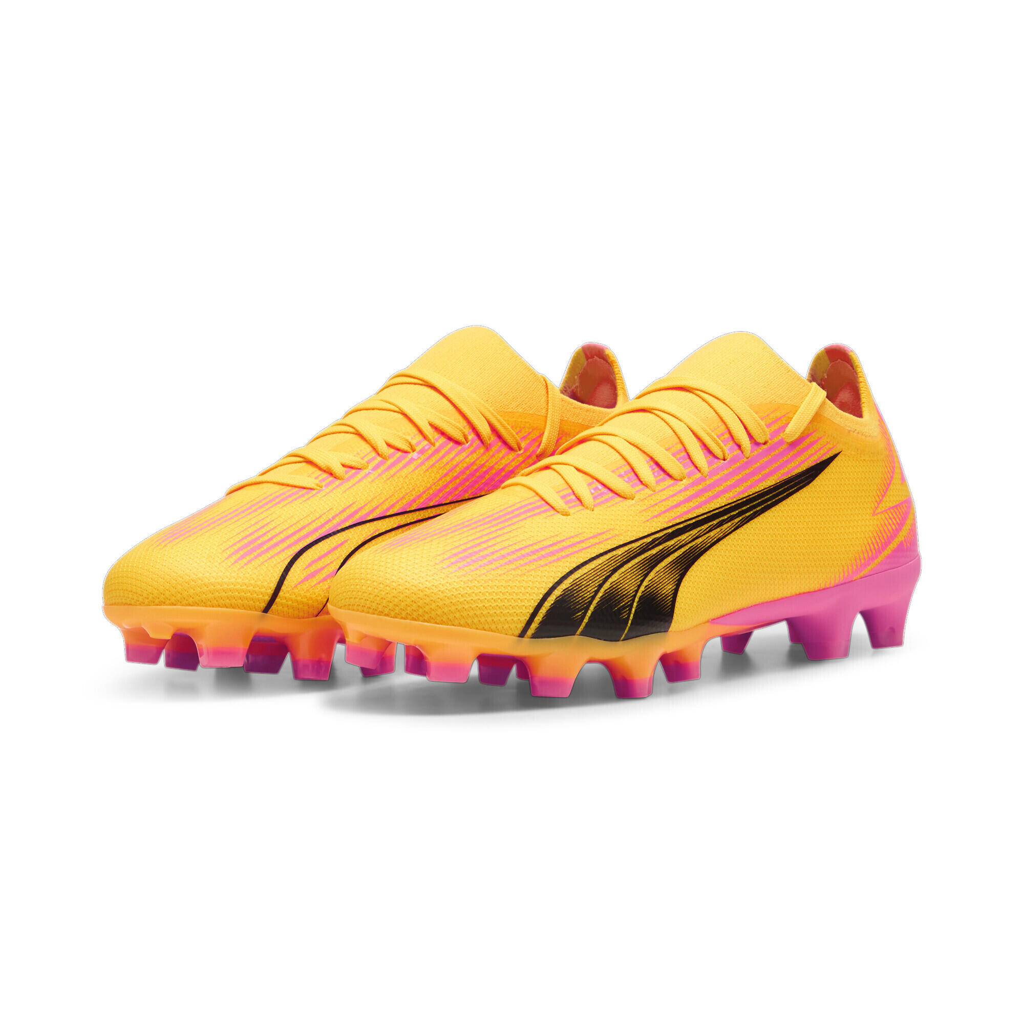 Puma - Chaussures De Football Ultra Match Fg/ag Femme Puma - Chaussures De Football - Noir|rose - Decathlon