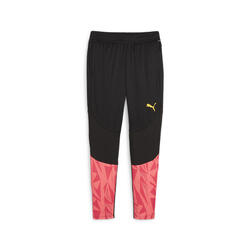 Pantalon de survêtement de football individualFINAL PUMA Black Sunset Glow Pink