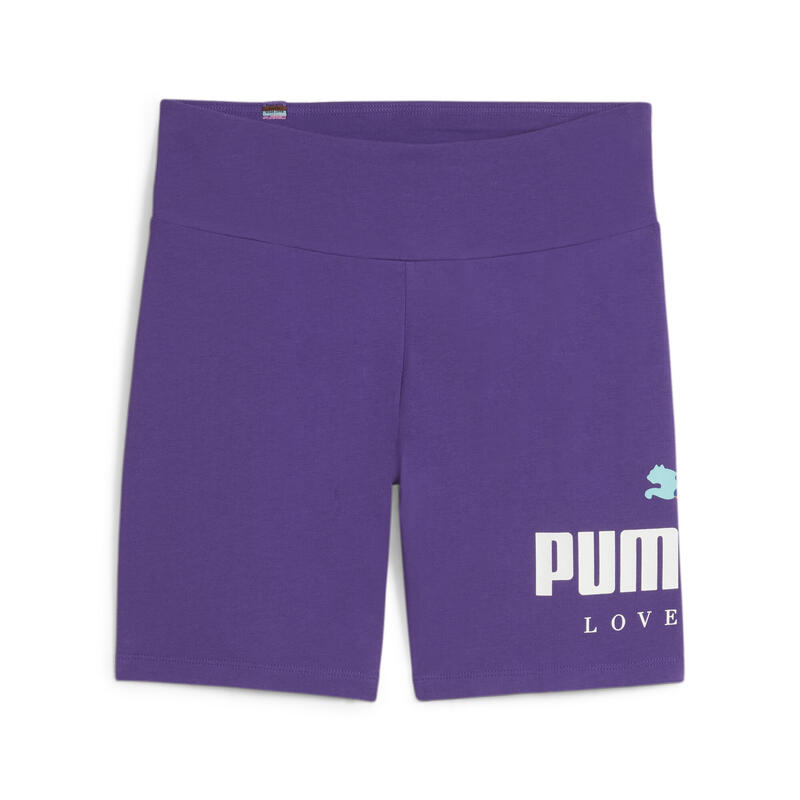 Biker shorts ESS+ LOVE WINS da donna PUMA Iris Purple