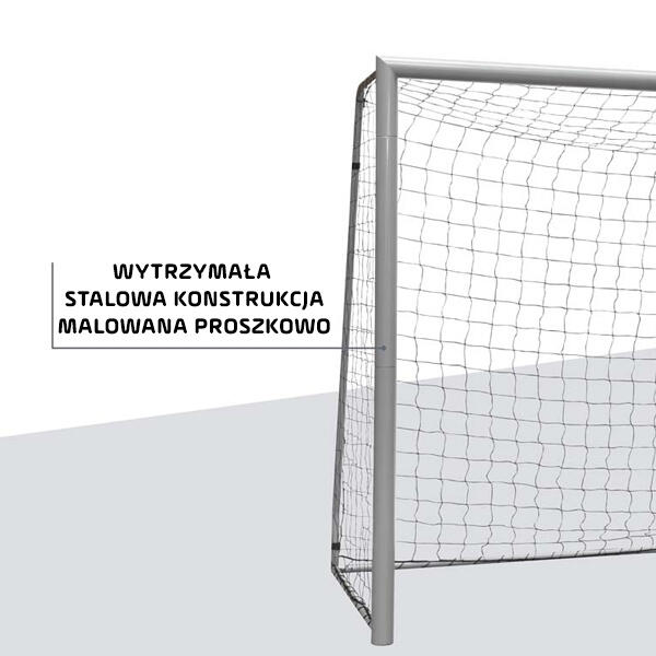 Bramka do piłki nożnej dla dzieci Hudora Expert 240 x 160 cm