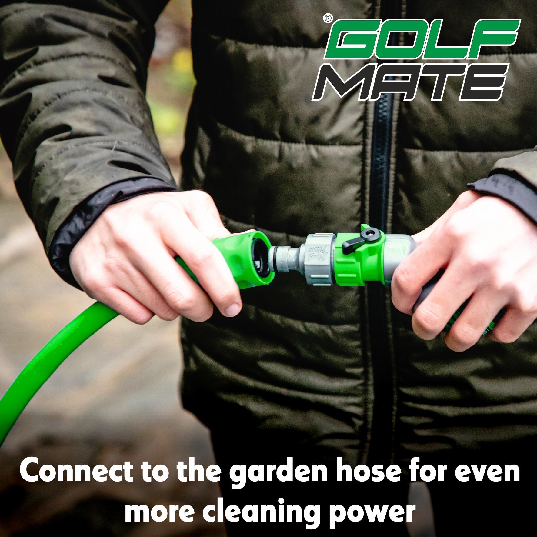 Golf Mate – The ultimate cleaning kit for golf shoes, clubs & trolley wheels. 7/8