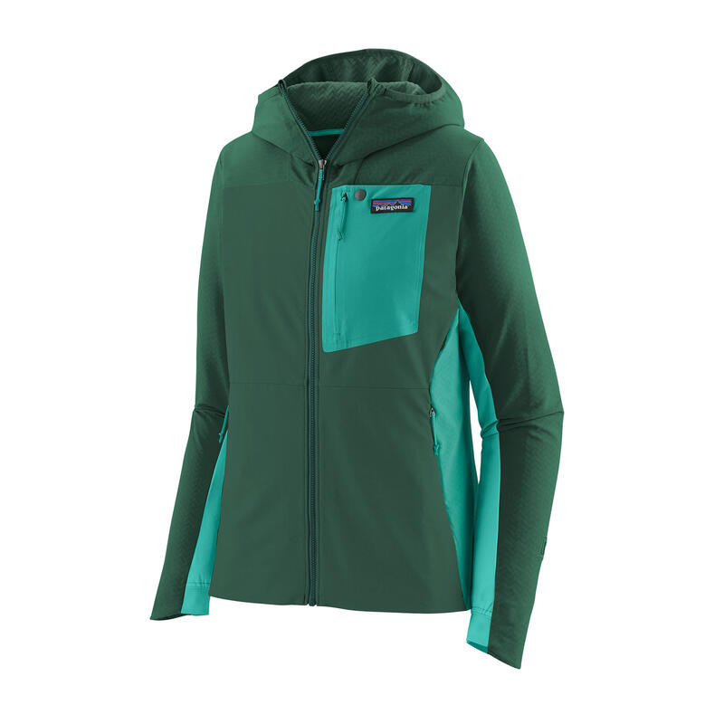 Kurtka softshell damska Patagonia R1 CrossStrata Hoody