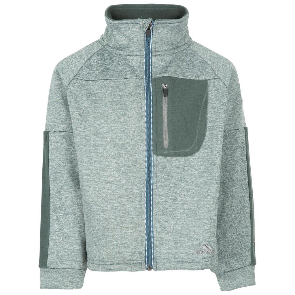 Childrens/Kids Immense Marl Fleece Jacket (Spruce Green)