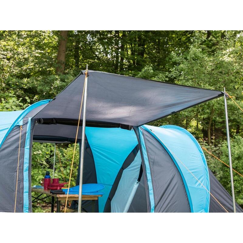 Tente dôme familiale Hammerfest 4 Protect - sol cousu - 4 personnes - 2 cabines