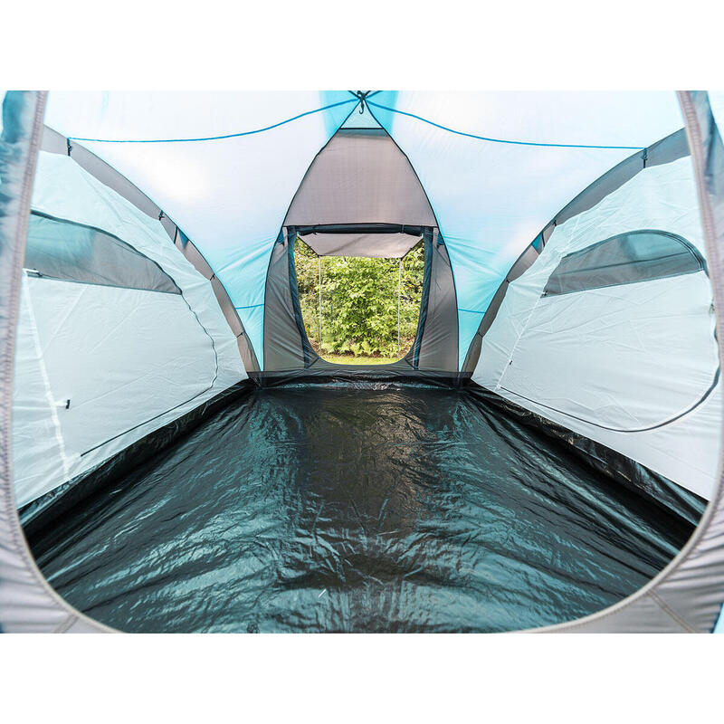 Tente dôme familiale Hammerfest 4 Protect - sol cousu - 4 personnes - 2 cabines