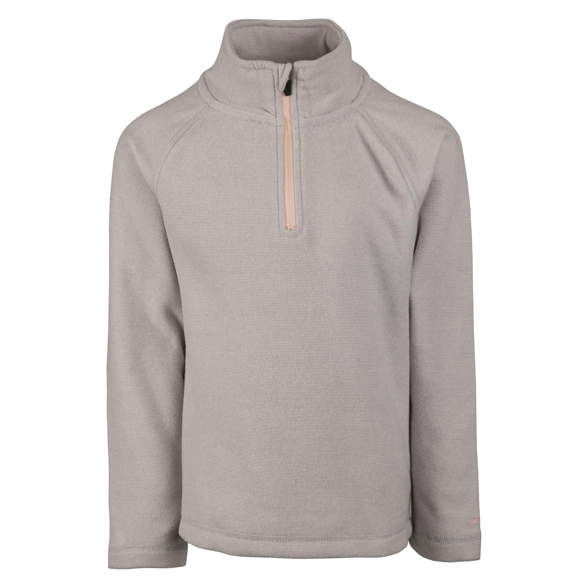 TRESPASS Childrens Girls Meadows Fleece (Pale Grey)