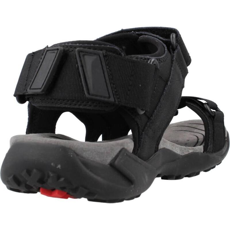 Sandalias Hombre Geox U Terreno + Grip A Negro