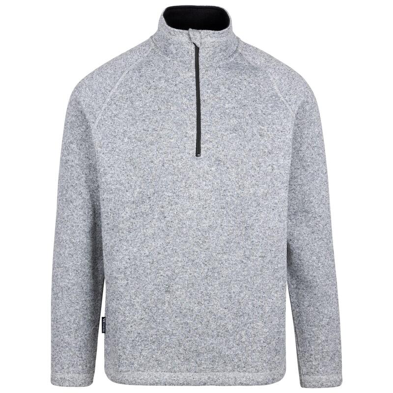 Heren Corsham Marl Half Zip Fleece Top (Grijs)